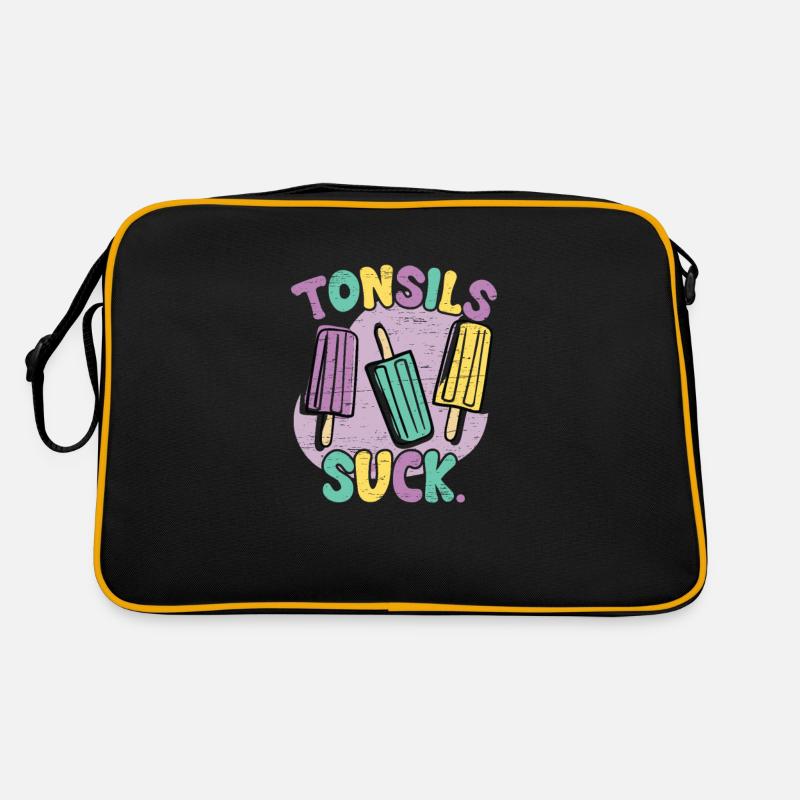 Tonsil Sucks Tonsil Survivor Tonsillectomy Retro Bag