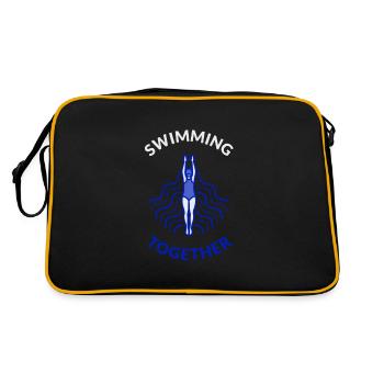 Club de natation Nager ensemble - Sac Retro - noir/or - Dos
