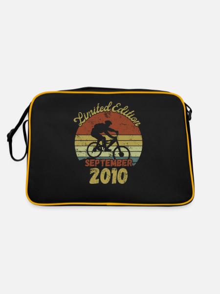 Vélo d’anniversaire Vélo Septembre 2010 - Sac Retro - noir/or - Dos