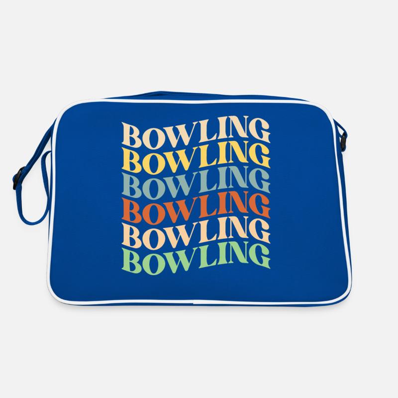 Viele Bowling Retro Tasche