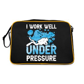 Divers Diving Deep Sea Diving - Retro Bag - black/gold - Back