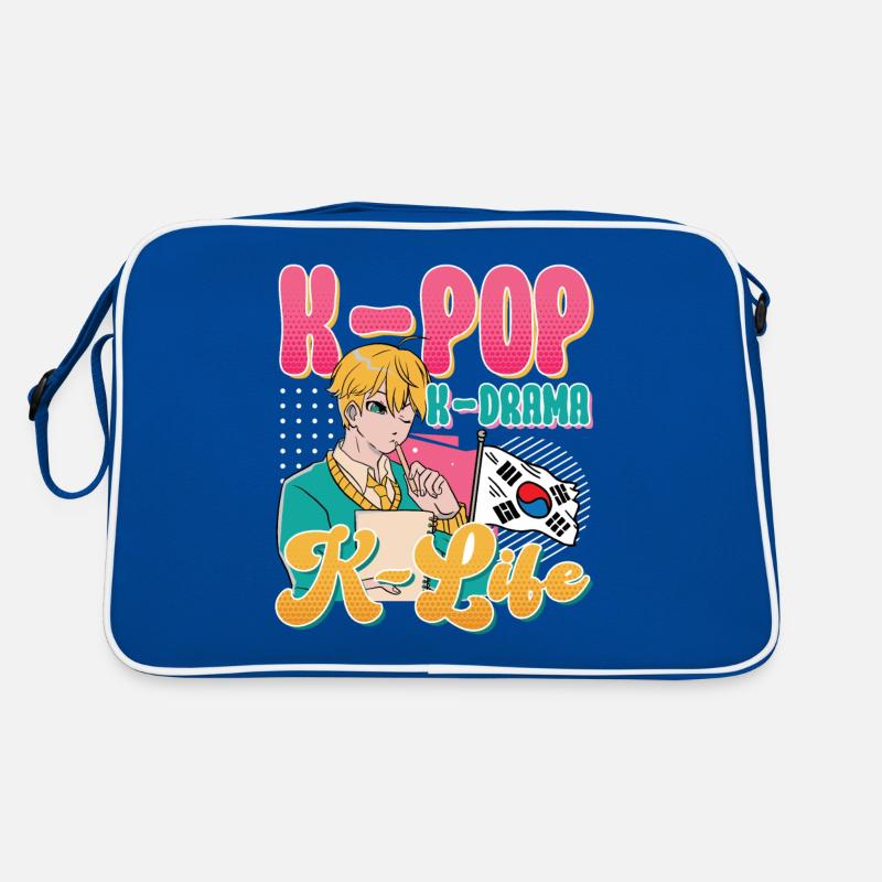 Design pop coréen pour un fan de mode K-Pop Sac Retro