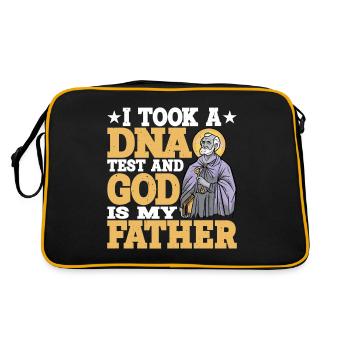 I took a DNA test and God is my father 16 - Retro Bag - black/gold - Back