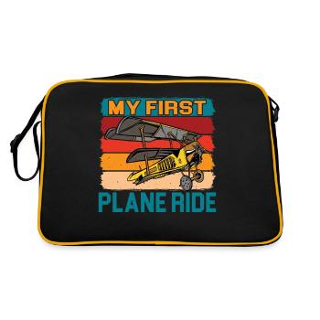 Mon premier trajet en avion 38 - Sac Retro - noir/or - Dos