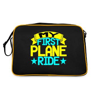 Mon premier trajet en avion 41 - Sac Retro - noir/or - Dos
