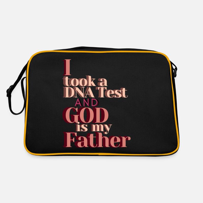 I Took A DNA Test And God Is My Father 23 Retro Tasche