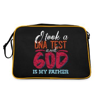 I took a DNA test and God is my father 19 - Retro Bag - black/gold - Back