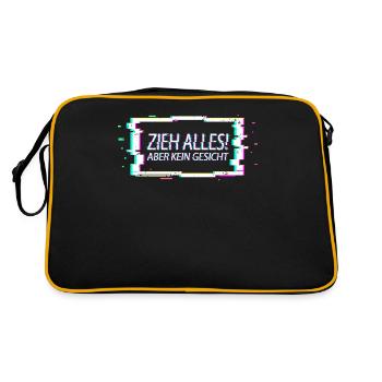 Musique techno - Sac Retro - noir/or - Dos