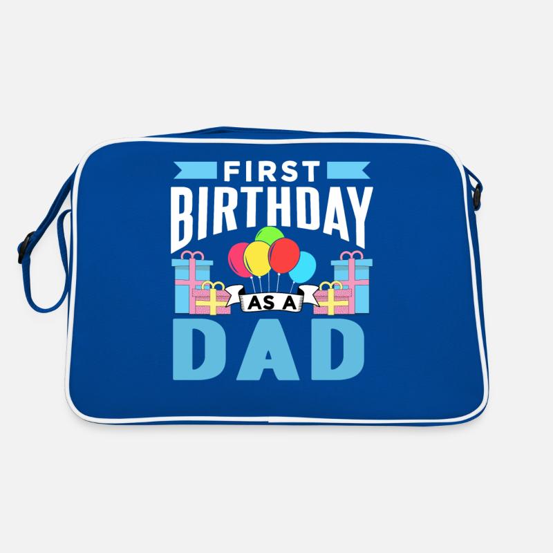 Erster Geburtstag Als Papa Vater Papi Party Retro Tasche