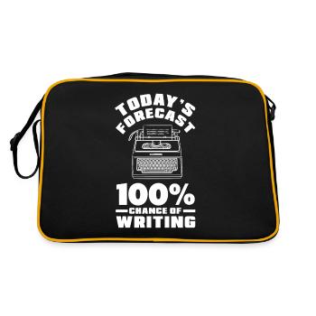 Auteur Auteur Drôle Auteur Cadeau - Sac Retro - noir/or - Dos