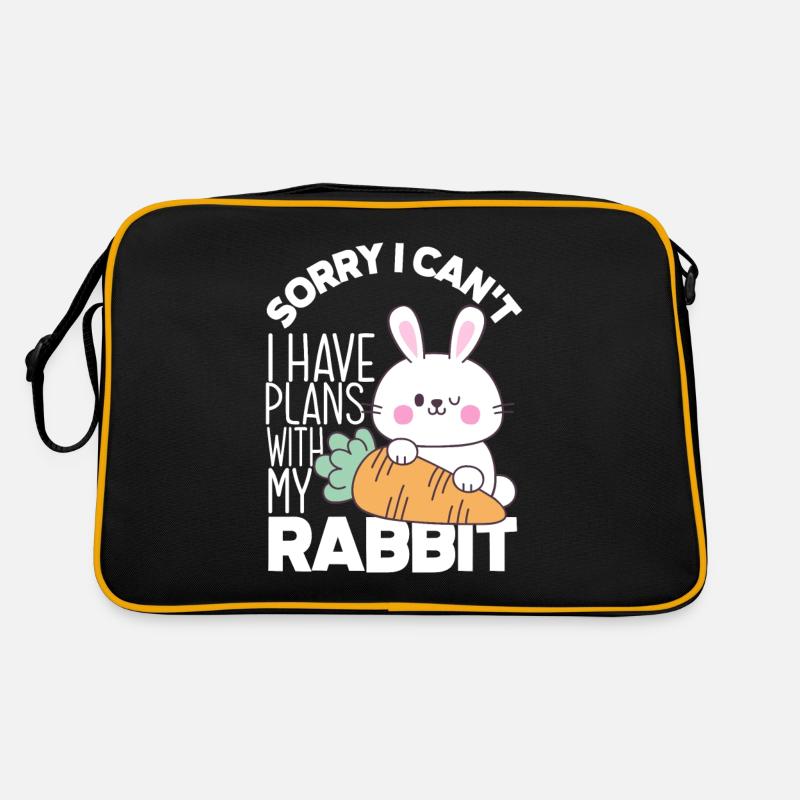 Rabbit Rabbit Pet Rabbit Mama Gift Retro Bag