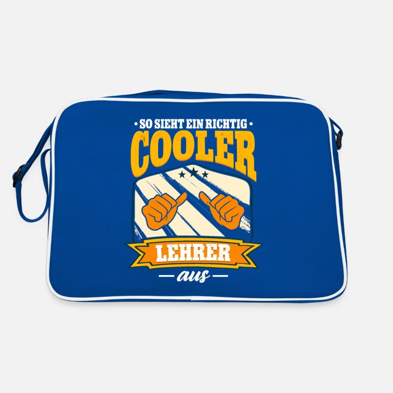 So Sieht Ein Richtig Cooler Lehrer Aus Retro Tasche
