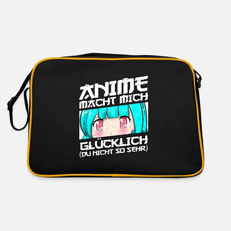 Anime Spruch Weeb Otaku Retro Tasche