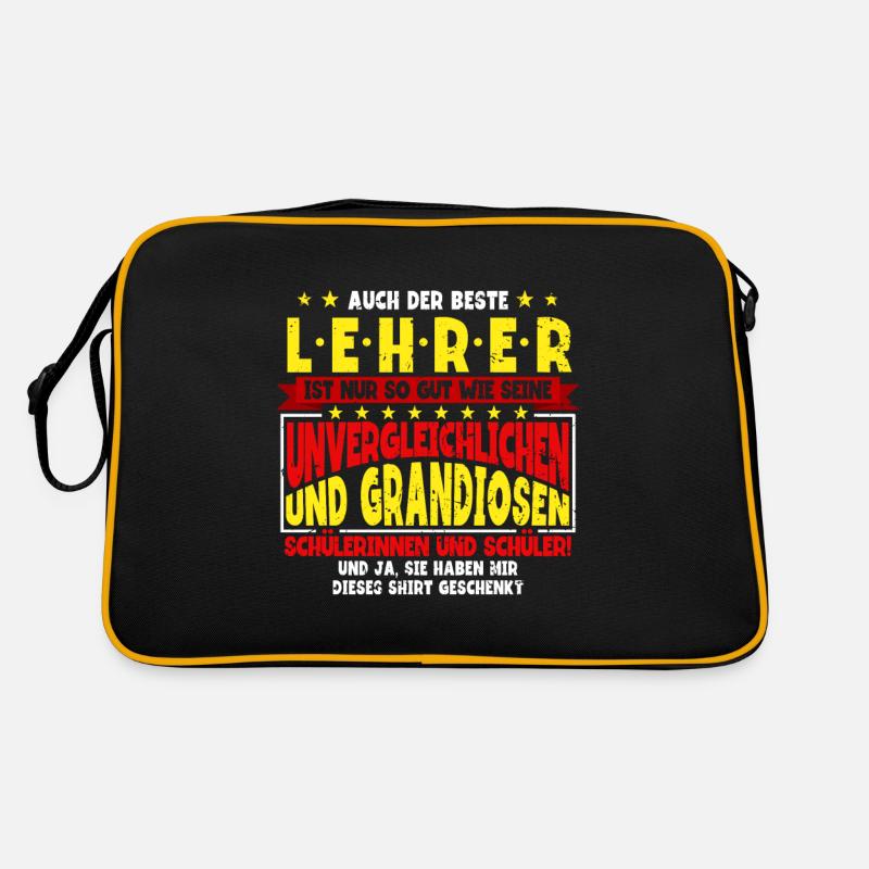 Lehrer Lehrerin Klassenlehrer Ich Bin Stolzer Retro Tasche
