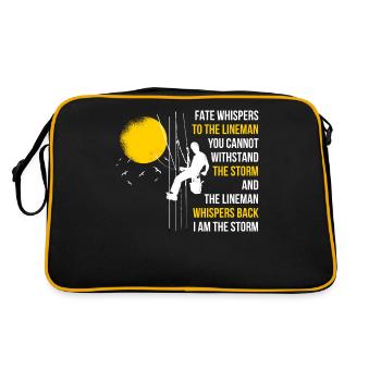 Je suis le cadeau électif Storm Lineman - Sac Retro - noir/or - Dos