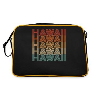 Hawaii Resident Gift - Retro Bag - black/gold - Back