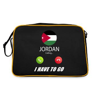 Jordan calls lusiger flags - Retro Bag - black/gold - Back