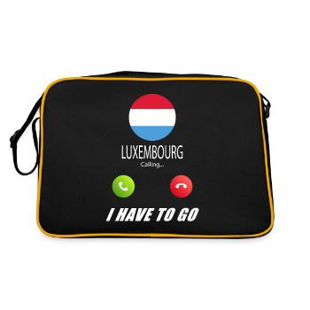 Le Luxembourg appelle aux drapeaux Lusiger - Sac Retro - noir/or - Dos