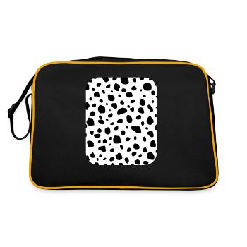 Dalmatian Spots - propriétaires dalmates - Sac Retro - noir/or - Dos