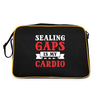 Sceller les lacunes est ma lutte antiparasitaire cardio - Sac Retro - noir/or - Dos