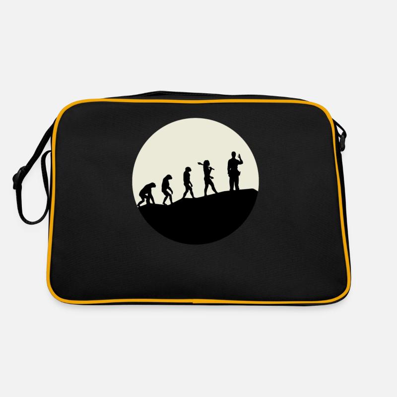 Laborers Evolution Moon - Retro Tasche - Schwarz/Gold