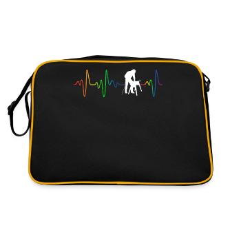 Homosexual Carpenter - Retro Bag - black/gold - Back