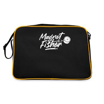 Magnet Fischer Pêche magnétique Pêcheur magnétique - Sac Retro - noir/or - Dos