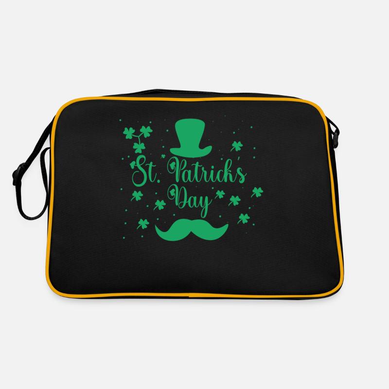 St Patrick's Day Ire Irisch Irland Gälisch Retro Tasche