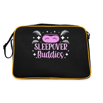 Nuit entre amis Nuitée - Sac Retro - noir/or - Dos