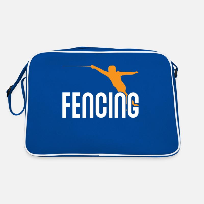 Fechten angreifen Retro Tasche