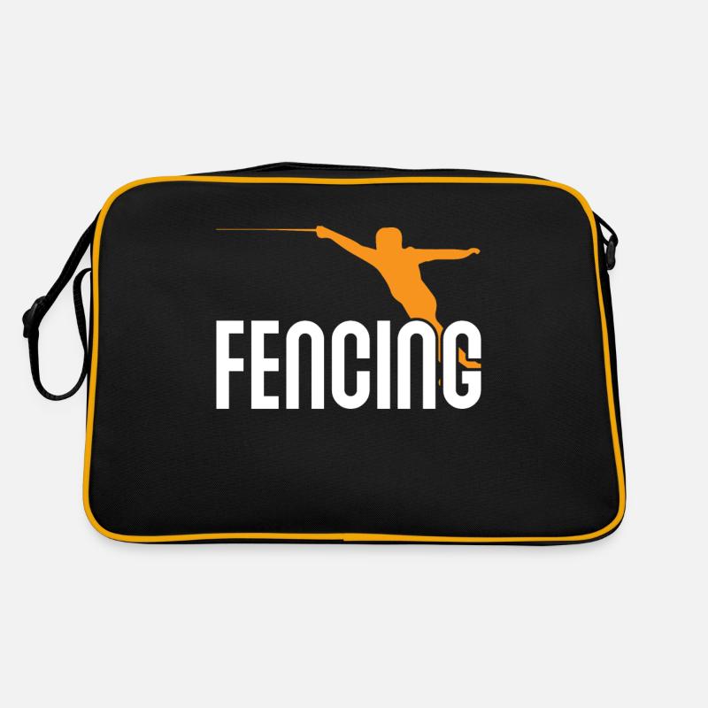 Fechten angreifen Retro Tasche