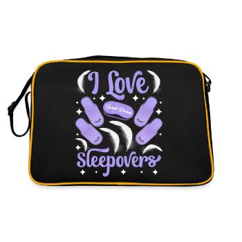 J’adore les nuitées douces séjour de fête - Sac Retro - noir/or - Dos