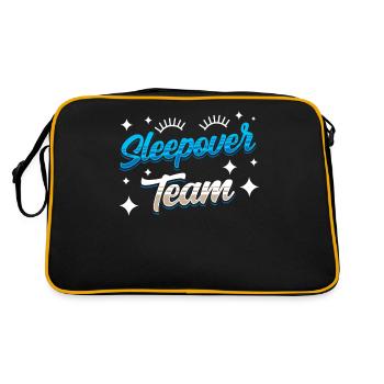 Nuit en équipe Party Nuitée - Sac Retro - noir/or - Dos