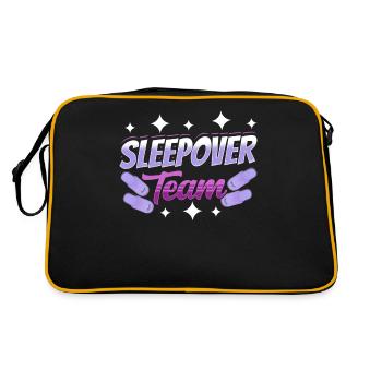 Nuit en équipe Party Nuitée - Sac Retro - noir/or - Dos