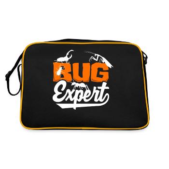 Entomology Entomologist Insects Bugs Bug Expert - Retro Bag - black/gold - Back