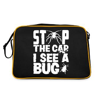 Entomology Entomologist Insects Stop The Car I - Retro Bag - black/gold - Back