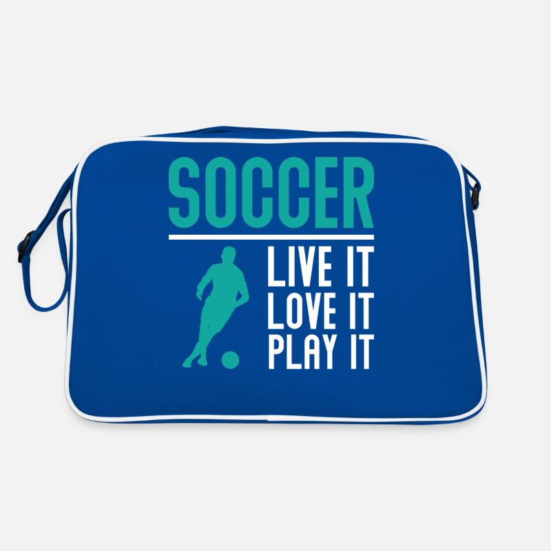 Fußballliebe Retro Tasche