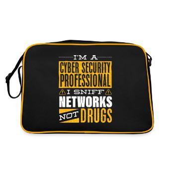 Expert en cybersécurité Expert Hacker Sniff - Sac Retro - noir/or - Dos