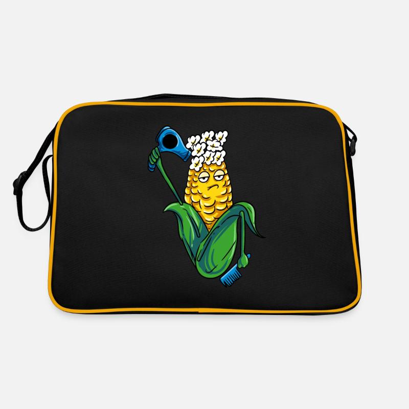 Lustiges Bauer Friseur Mais Geschenkidee Retro Tasche