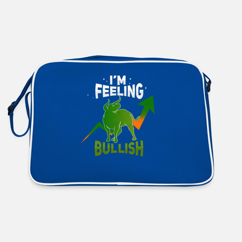 I'm Feeling Bullish CFD Forex Stock Crypto Trader Retro Tasche