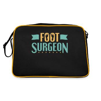 Chirurgien du pied Podiatrie Podiatre podiatre - Sac Retro - noir/or - Dos
