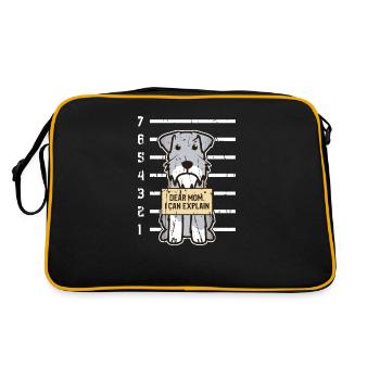 Chère maman, je peux expliquer - chiot - Sac Retro - noir/or - Dos
