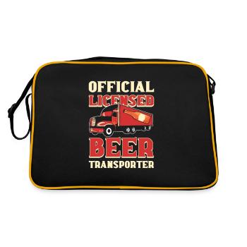 Official Licensed Beer Transporter Beer Delivery - Retro Bag - black/gold - Back