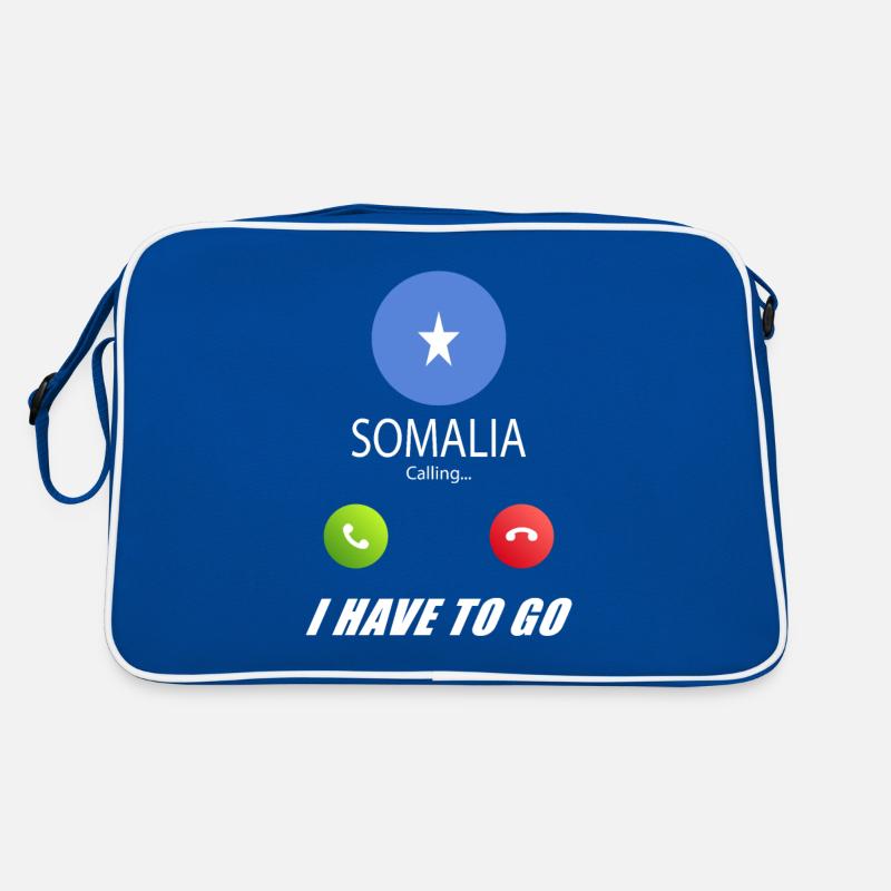 Somalia ruft an Lusiger Flaggen Spruch Retro Tasche