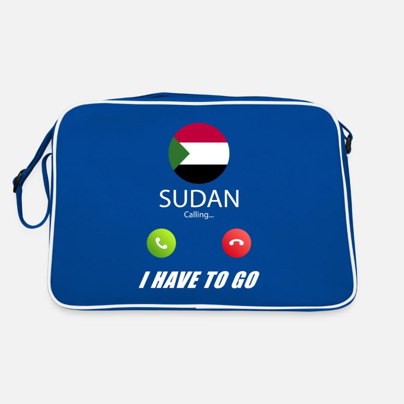 Sudan calls lusiger flags Retro Bag