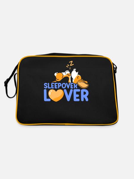 Amoureux de la nuit Nuitée - Sac Retro - noir/or - Dos