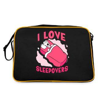 J’adore les nuitées douces séjour de fête - Sac Retro - noir/or - Dos