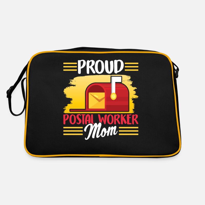 Stolze Postbotin Mutter Briefträger Postbote Retro Tasche