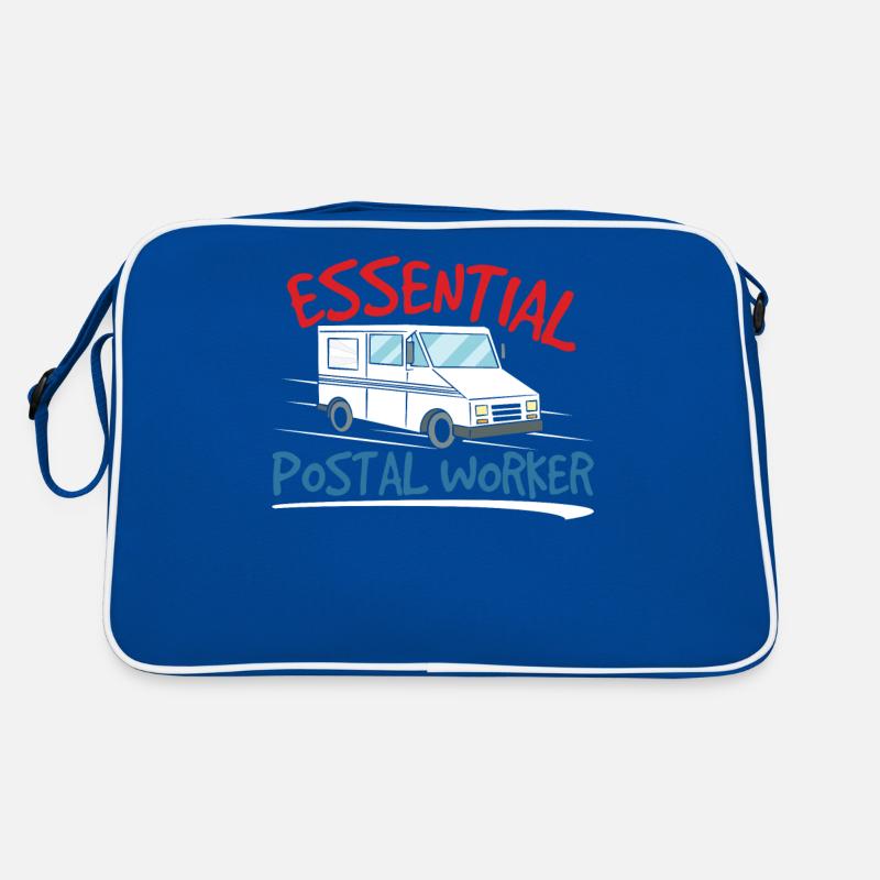 Unverzichtbarer Postmitarbeiter Postbote Retro Tasche