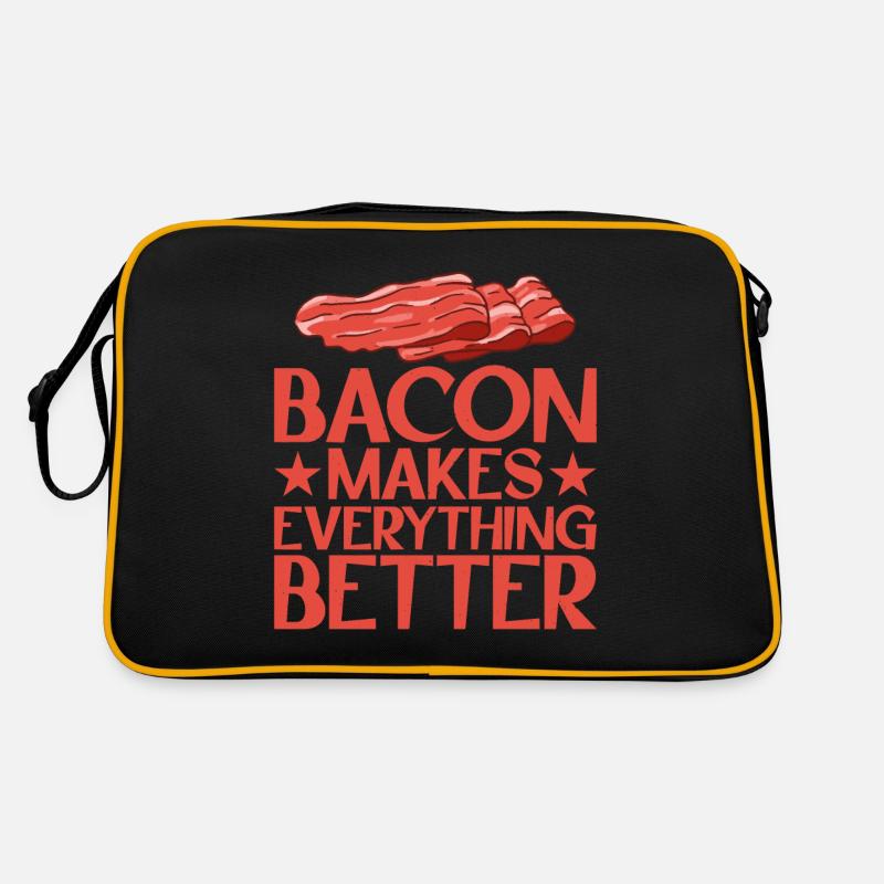 Le bacon rend tout meilleur 13 Sac Retro